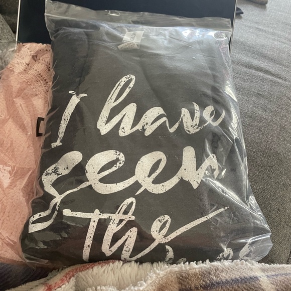 “I have seen the Goodness of God” Sweatshirt-3x Charcoal - Picture 2 of 2